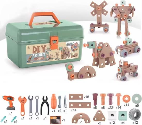 BUILDMASTER – Juego de herramientas para niños creativos a partir de 3 años