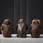 Conjunto de 3 figuras de chimpancé - Juguetonas y Realistas para Tu Interior