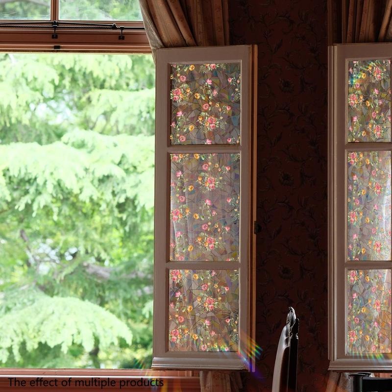 Skanto | Elegante película para ventanas con flores