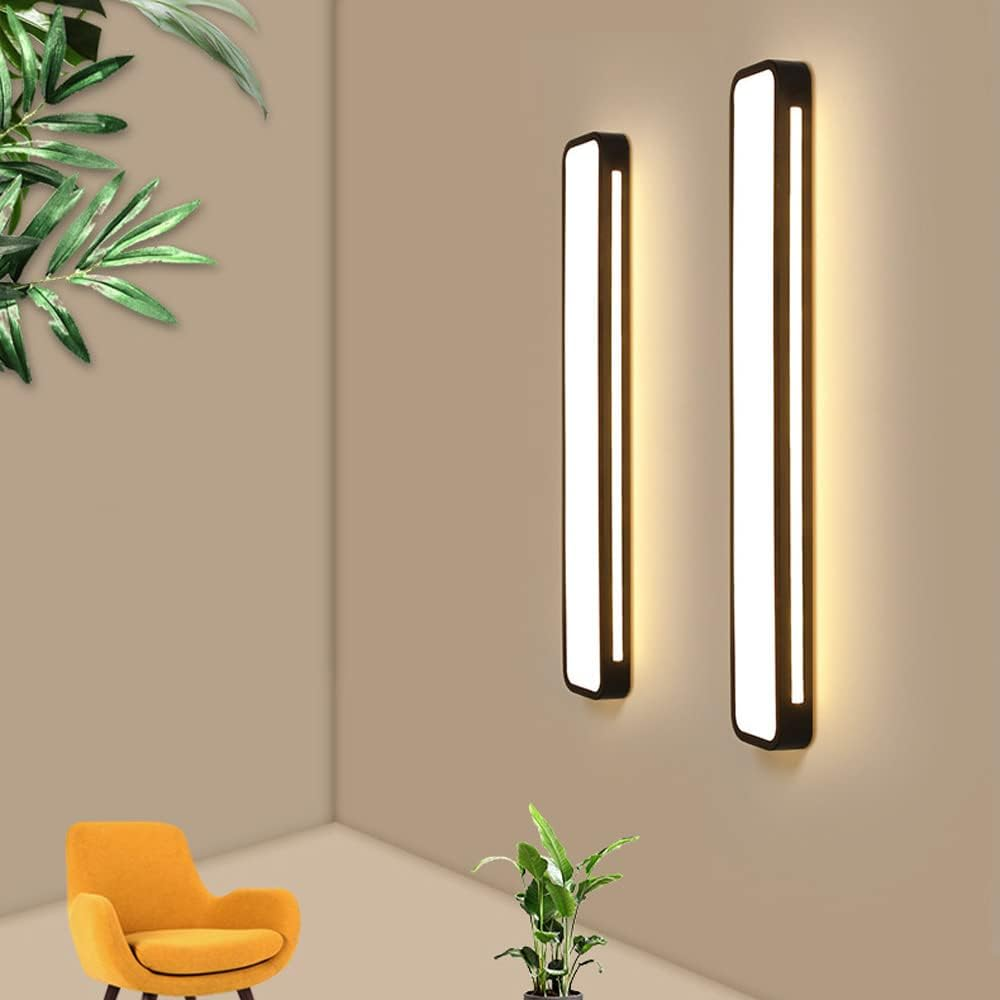 Lámpara de techo LED nórdica – alargada, regulable y moderna