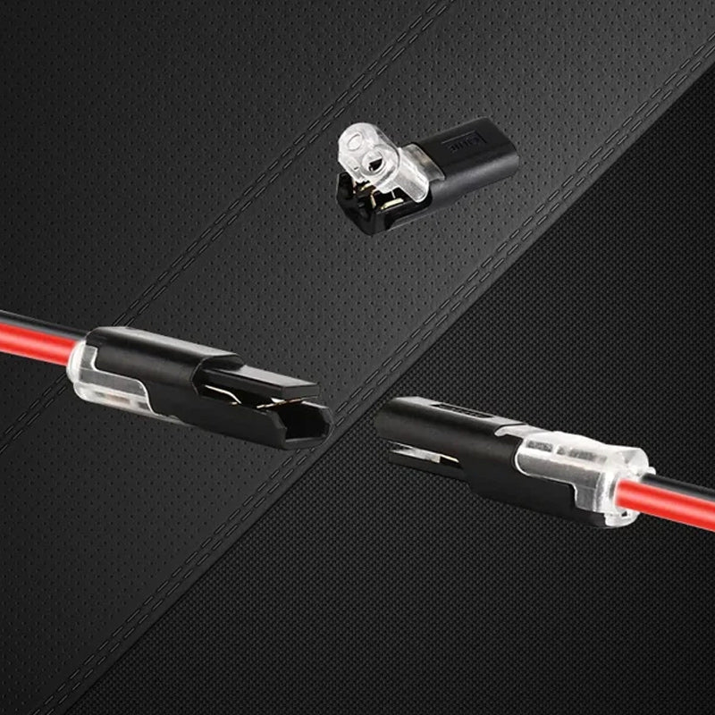 Conectores de doble cable con bloqueo