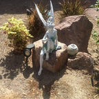 Estatua de Hada Sentada para Jardín