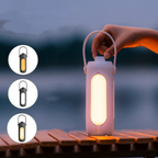 Lámpara Portátil Recargable para Exteriores - Iluminación Cálida de Múltiples Modos