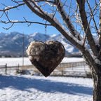 Decoración de Jardín en Forma de Corazón Hecha a Mano