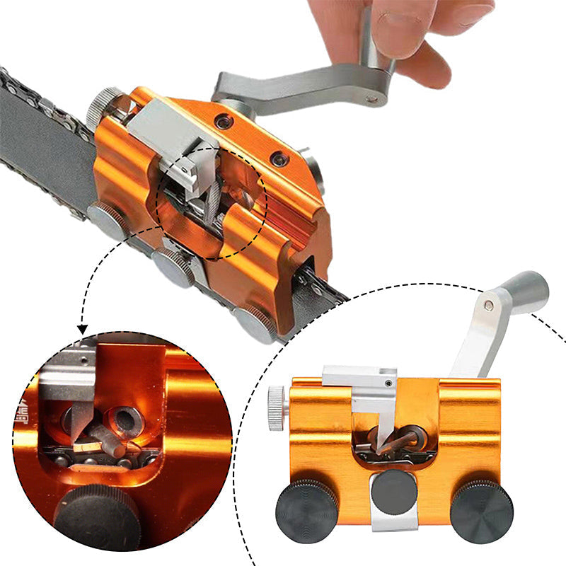 Dispositivo de Afilado de Cadenas de Motosierra