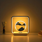 Lámpara LED con efecto de arena fluyendo | Lámpara nocturna 3D para interiores
