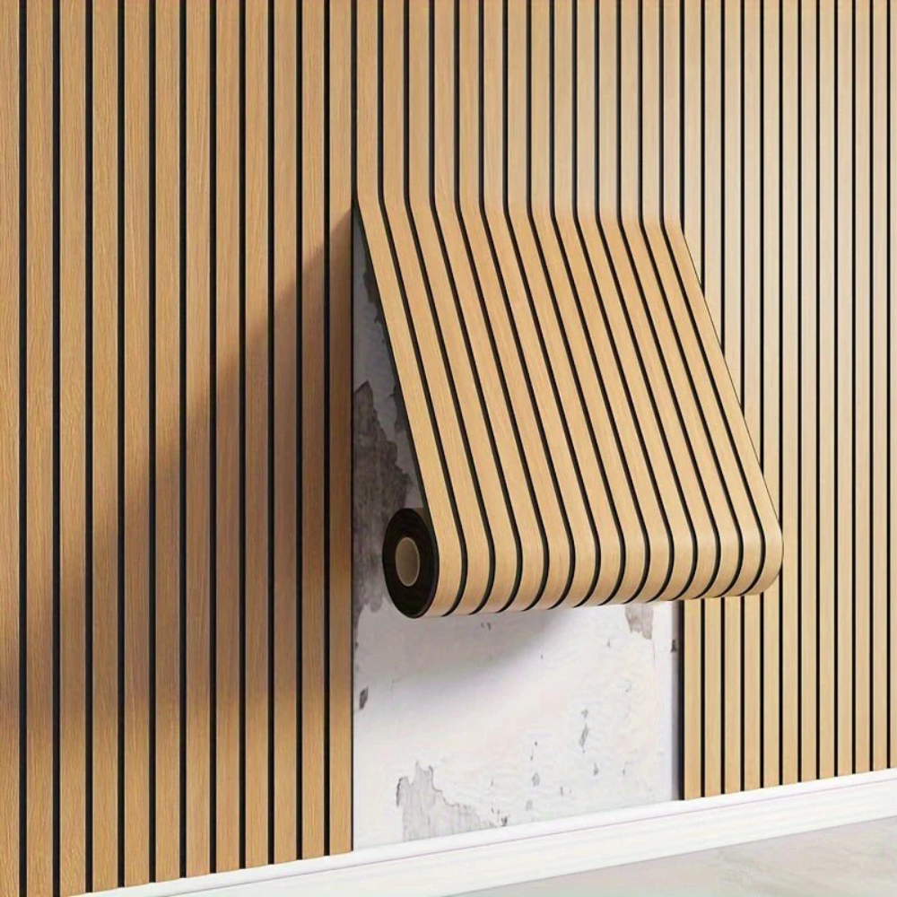 Panel de Pared Autoadhesivo Impermeable Diseño Madera