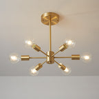 Luz de Techo Semi Flush de 6 Luces Sputnik