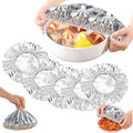 Cubiertas de Alimentos de Aluminio Aisladas