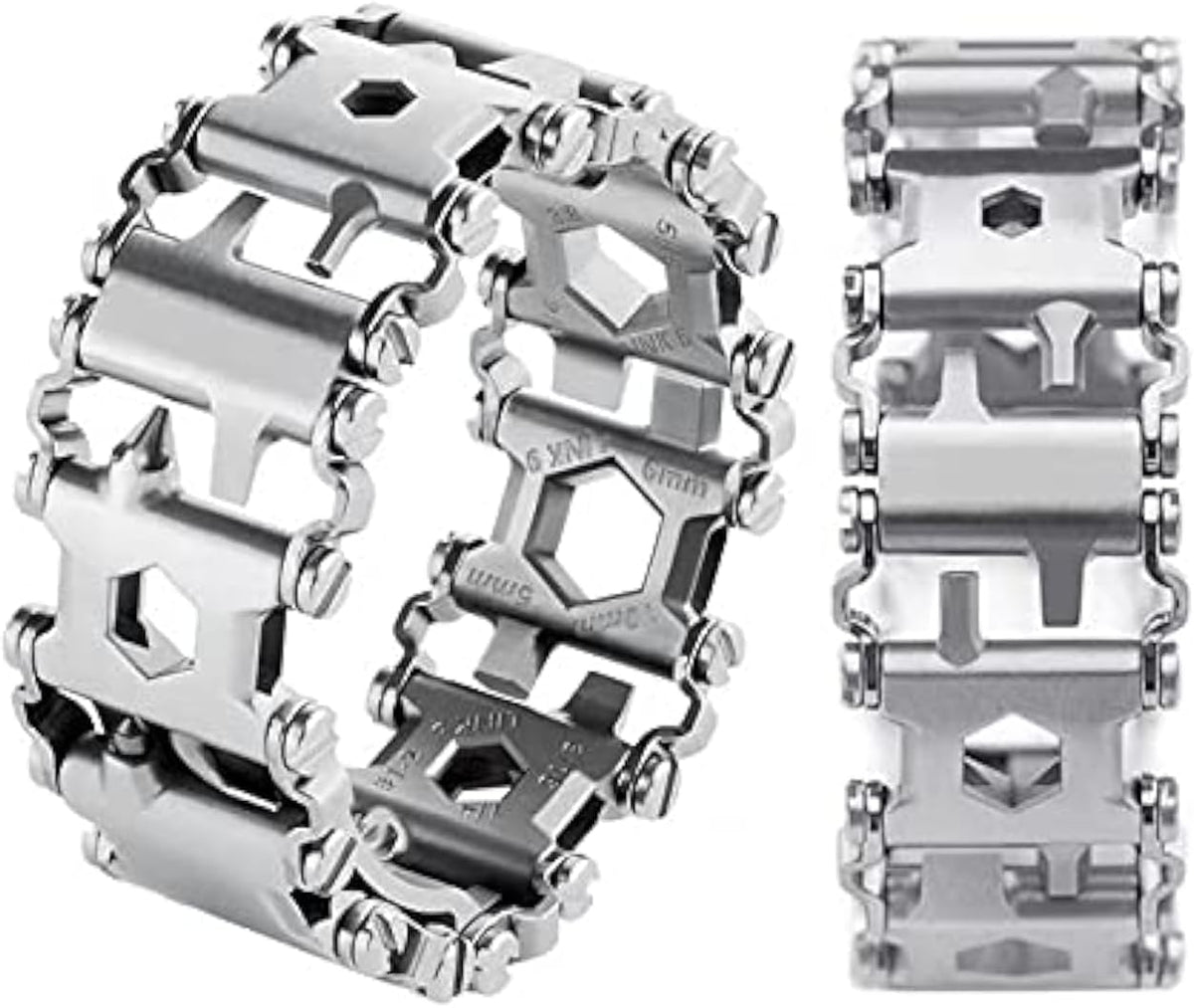 Pulsera Multiherramienta de Acero Inoxidable 29-en-1