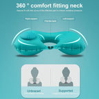 AirComfort™ – Almohada de viaje y cuello inflable impermeable