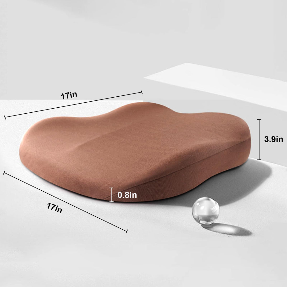 Cojín de coche BoostSit – Cojín de asiento ergonómico con espuma viscoelástica