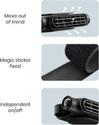 Ventilador de enfriamiento para automóvil USB de 3 velocidades y soporte para reposacabezas – AutoBreeze (1+1 GRATIS)