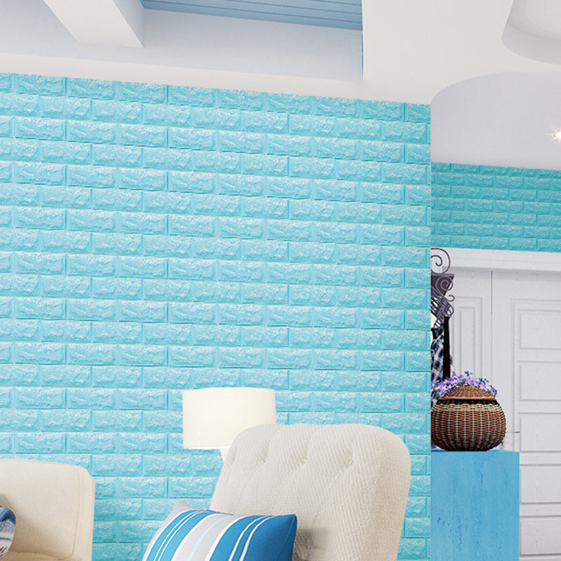 Panel de Pared de Ladrillo Sintético 3D, Espuma Autoadhesiva para Sala de Estar, Impermeable para Pared y Techo