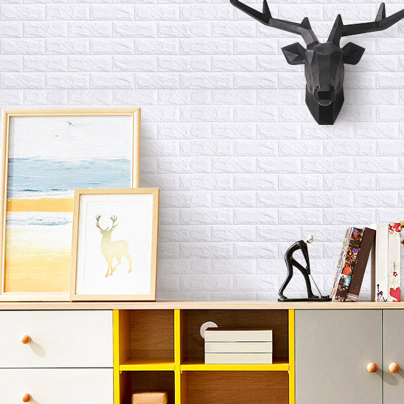 Panel de Pared de Ladrillo Sintético 3D, Espuma Autoadhesiva para Sala de Estar, Impermeable para Pared y Techo