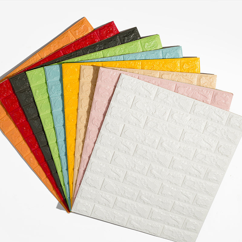 Panel de Pared de Ladrillo Sintético 3D, Espuma Autoadhesiva para Sala de Estar, Impermeable para Pared y Techo