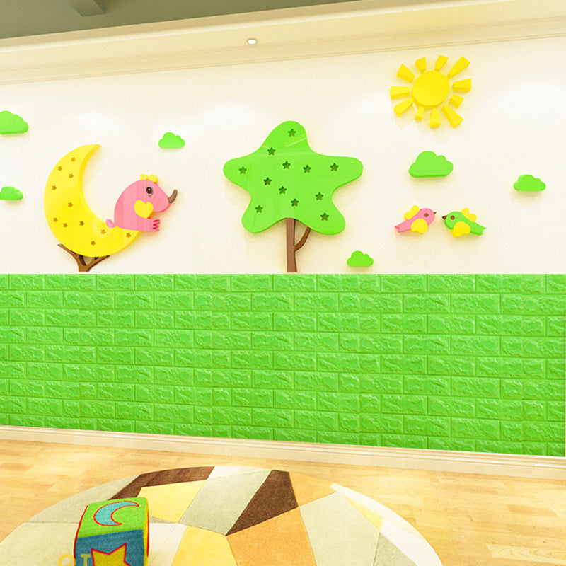 Panel de Pared de Ladrillo Sintético 3D, Espuma Autoadhesiva para Sala de Estar, Impermeable para Pared y Techo