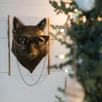 Decoración de pared con cabezas de animales única para el hogar