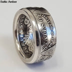 Anillo de Moneda de Dólar de Plata Morgan