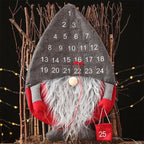 Cuenta Regresiva Para Navidad Colgante de Santa Calendario de Adviento
