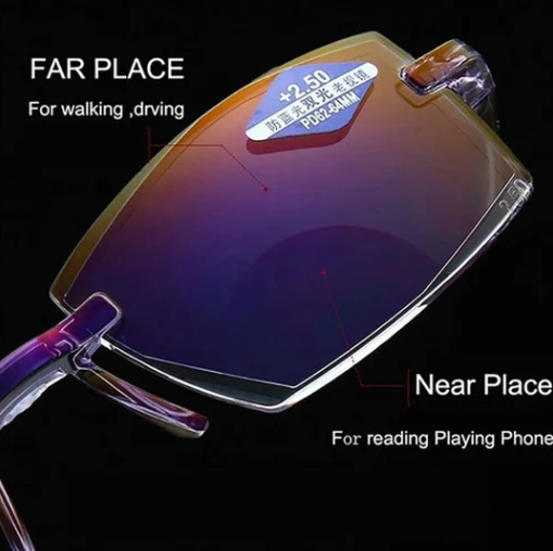 VisionClear™ – Gafas progresivas sin montura para comodidad | 1+1 GRATIS