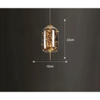 CrystalBeam Light - Lámpara Colgante LED Moderna Estrellas