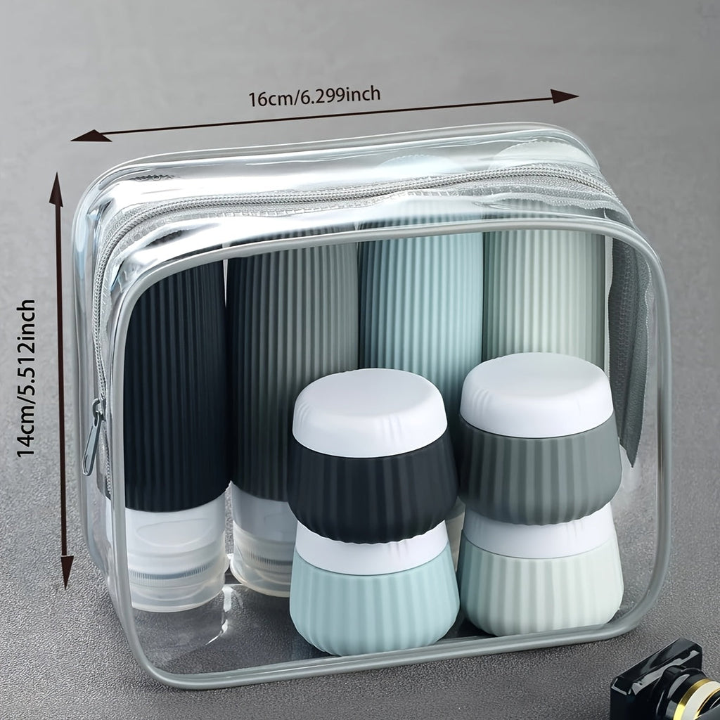 Set de Botellas de Viaje Prácticas – Seguras y Convenientes para Viajar