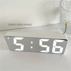 Reloj Despertador Digital LED con Pantalla de Temperatura y Brillo Ajustable