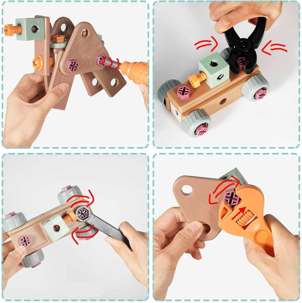 BUILDMASTER – Juego de herramientas para niños creativos a partir de 3 años