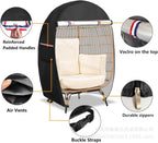 Cubierta Impermeable para Silla Huevo con Doble Cremallera – Solara