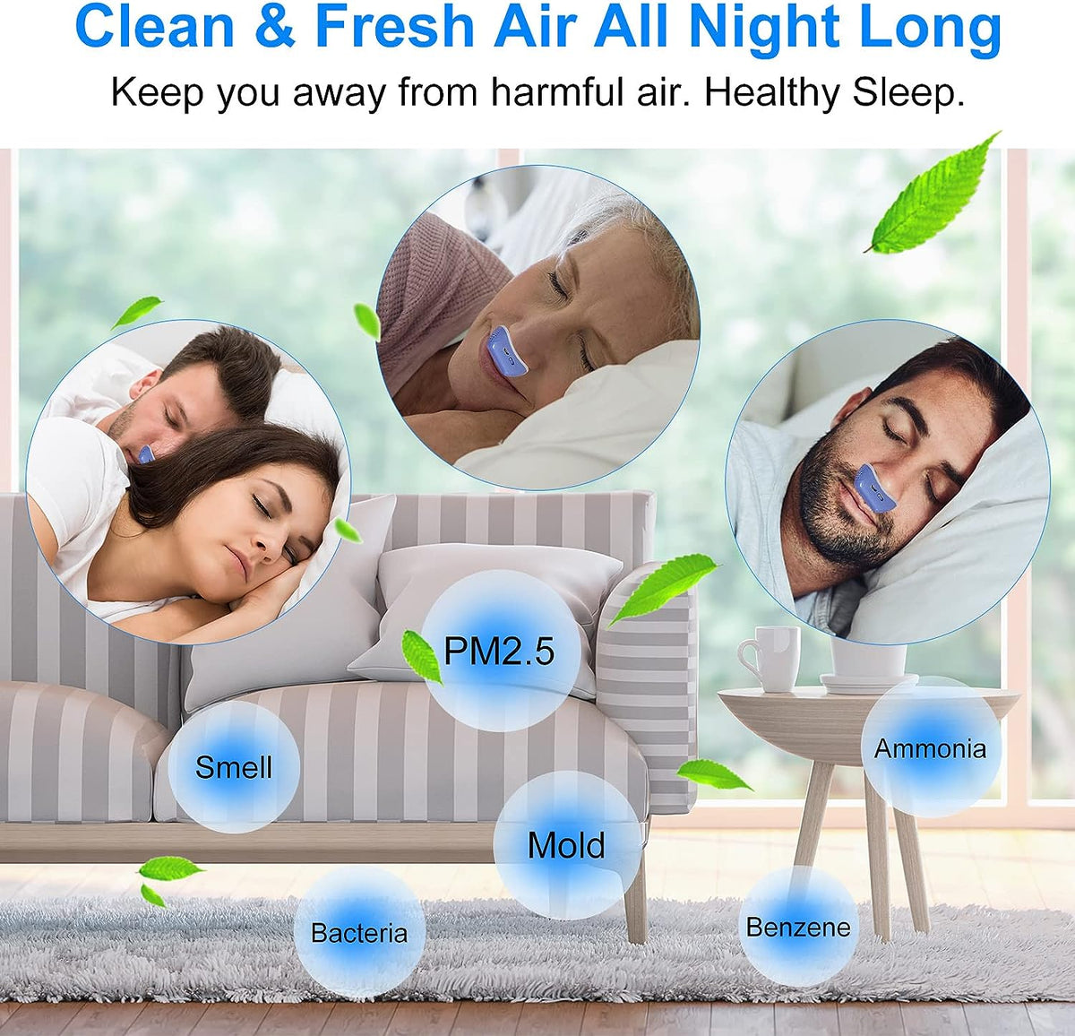 Dispositivo Micro CPAP para apnea del sueño y anti-ronquidos - Alternativa a CPAP