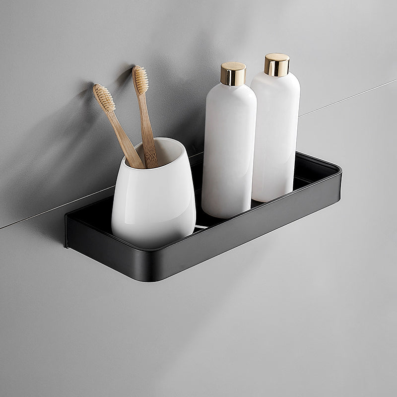 Juego de baño moderno negro mate de 1/2 piezas de acero inoxidable
