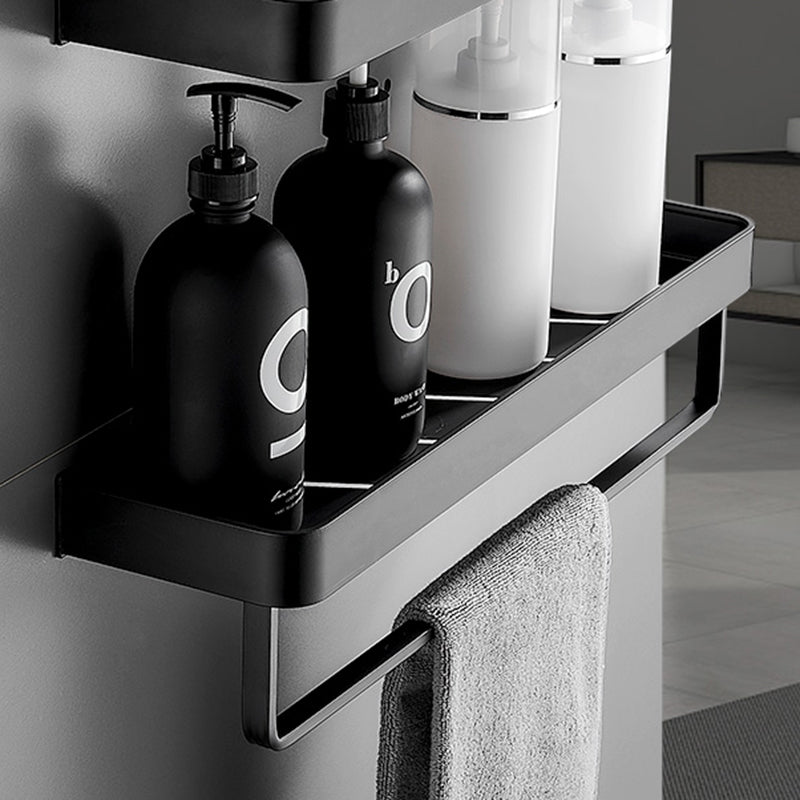 Juego de baño moderno negro mate de 1/2 piezas de acero inoxidable