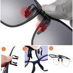 Clip de Gafas de Sol Polarizadas – Accesorio UV400 plegable para gafas