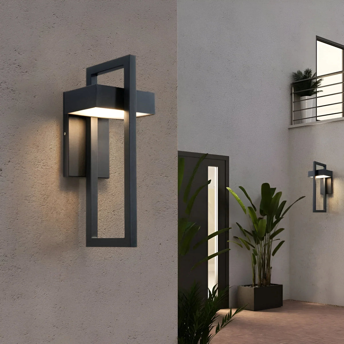 GlowCraft – Luz de Pared Exterior a Prueba de Clima