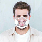 Pantalla facial transparente y reutilizable