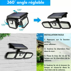 Aplique solar exterior con detector de movimiento