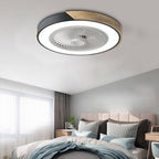 Ventilador de Techo Moderno Sin Aspas con Luz LED y Control Remoto