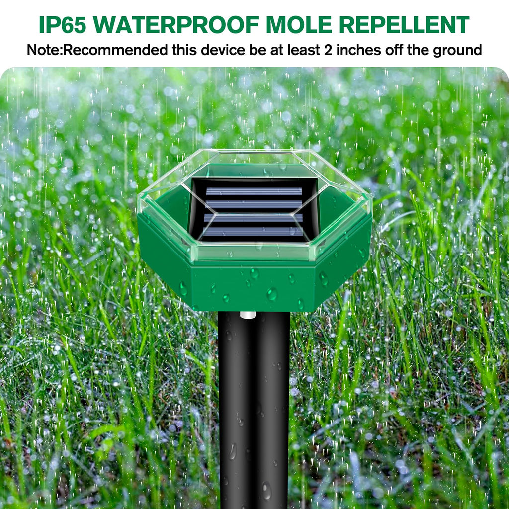Repelente de Topos Ultrasónico Pack de 4