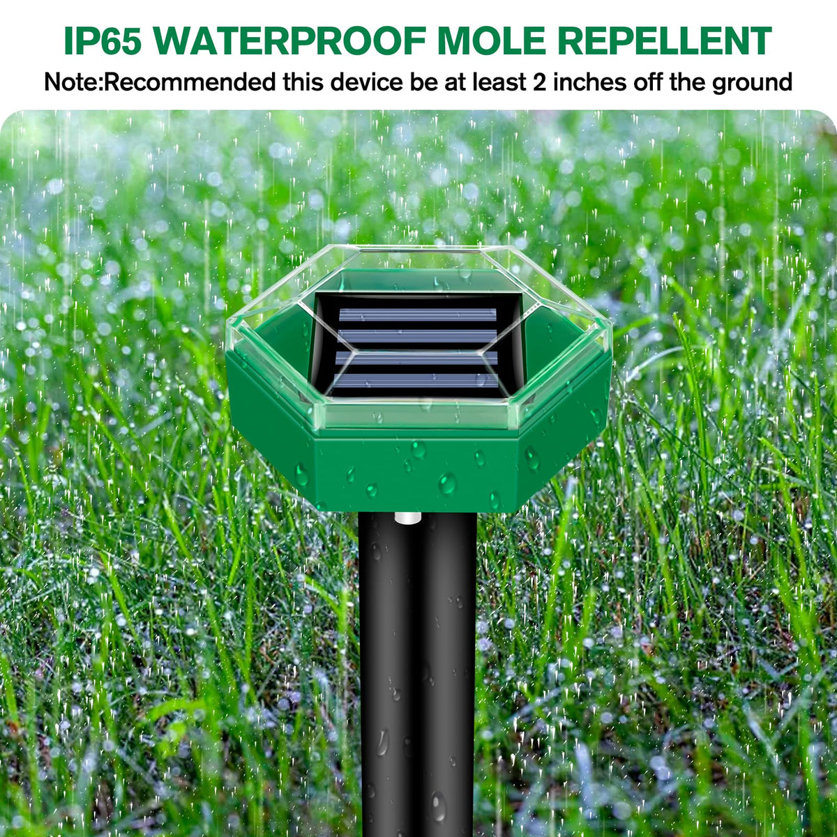 Repelente de Topos Ultrasónico Pack de 4