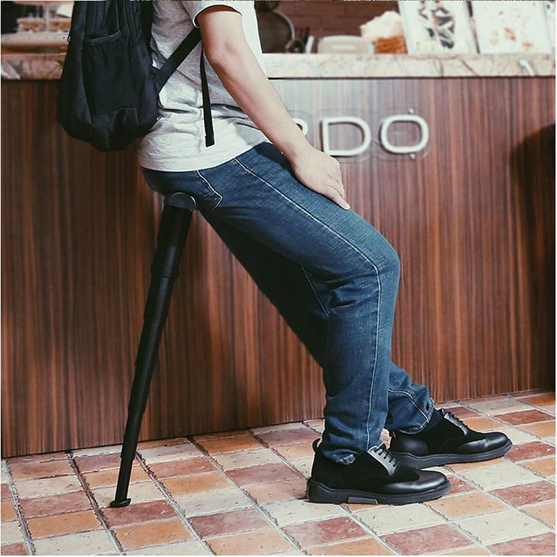 Silla Mini Plegable Portátil para Hacer Cola al Aire Libre, etc.