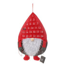 Cuenta Regresiva Para Navidad Colgante de Santa Calendario de Adviento