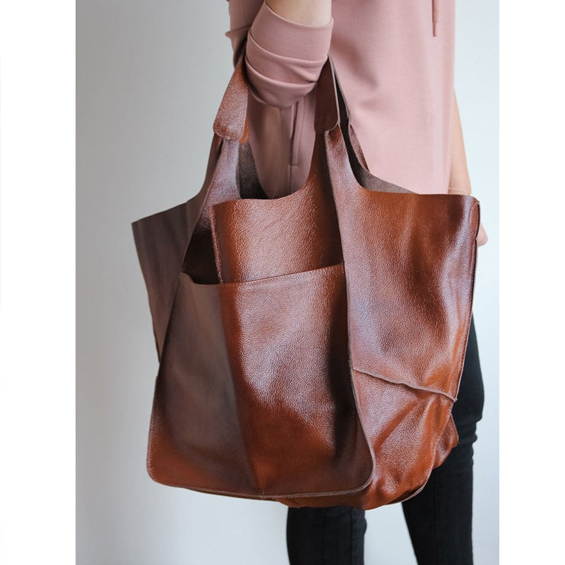Bolsas de Fin de Semana de Cuero Sobredimensionadas