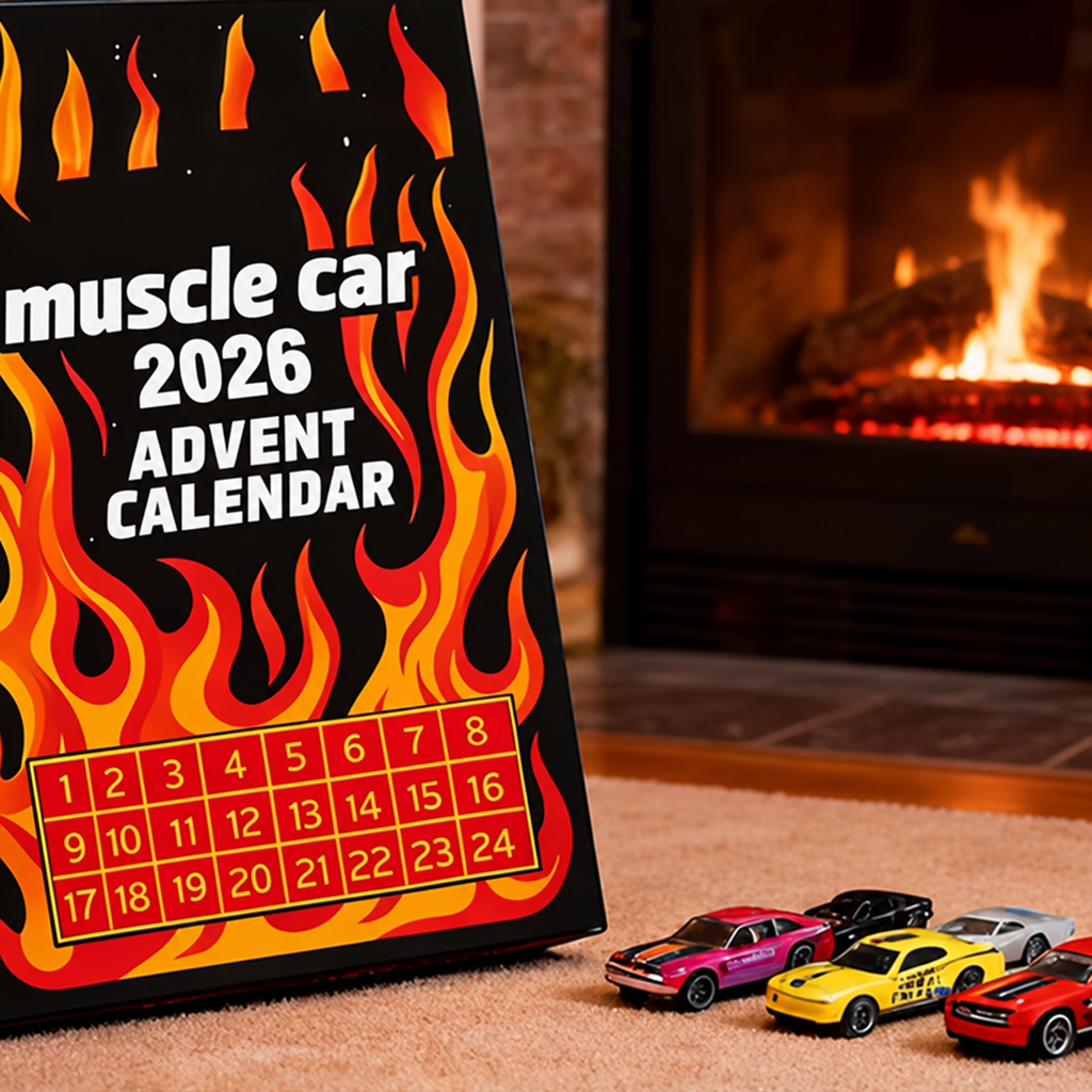 AUTOMAS – Calendario de Adviento 2D con 24 coches como regalo festivo