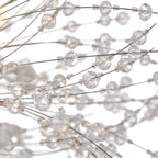 Luz Sputnik Única Moderna de Cristal con 9 Luces de Fuegos Artificiales