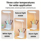Lámpara de Escritorio LED Recargable y Ajustable – Perfecta para Leer y Trabajar