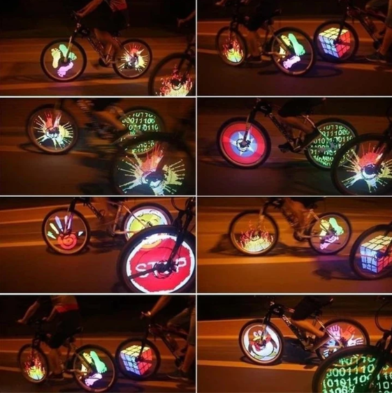 Luces LED para Radios de Bicicleta 3D