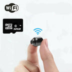 Super pequeña cámara de vigilancia WiFi con visión nocturna, cámara de seguridad IP