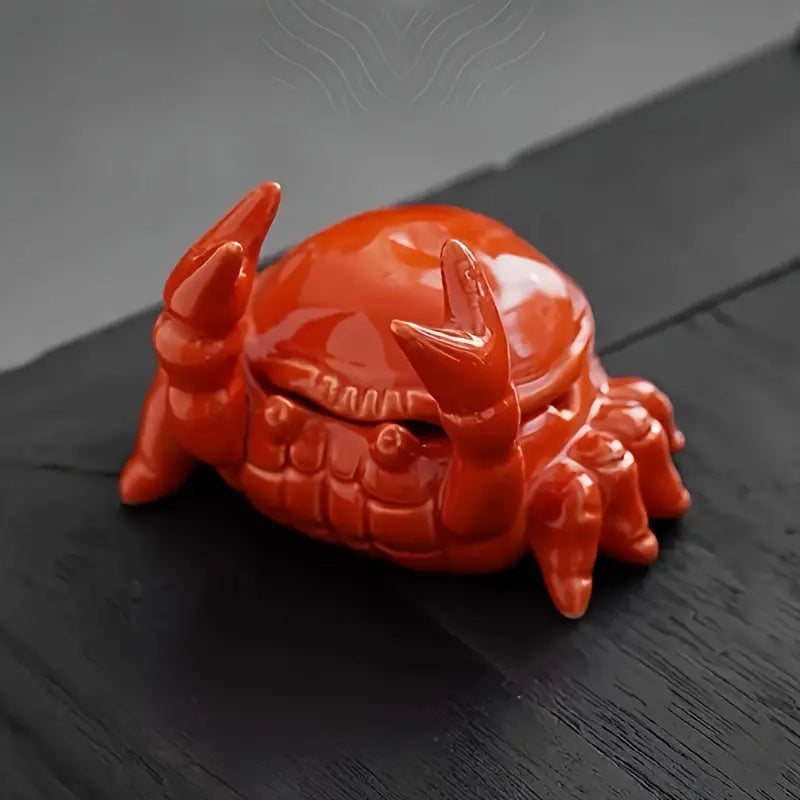 CrabbySmoke – Cenicerito único en forma de cangrejo con tapa