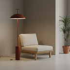 Eloria Beam - Lámpara de Pie Moderna para Salón con Elegante Diseño Escandinavo
